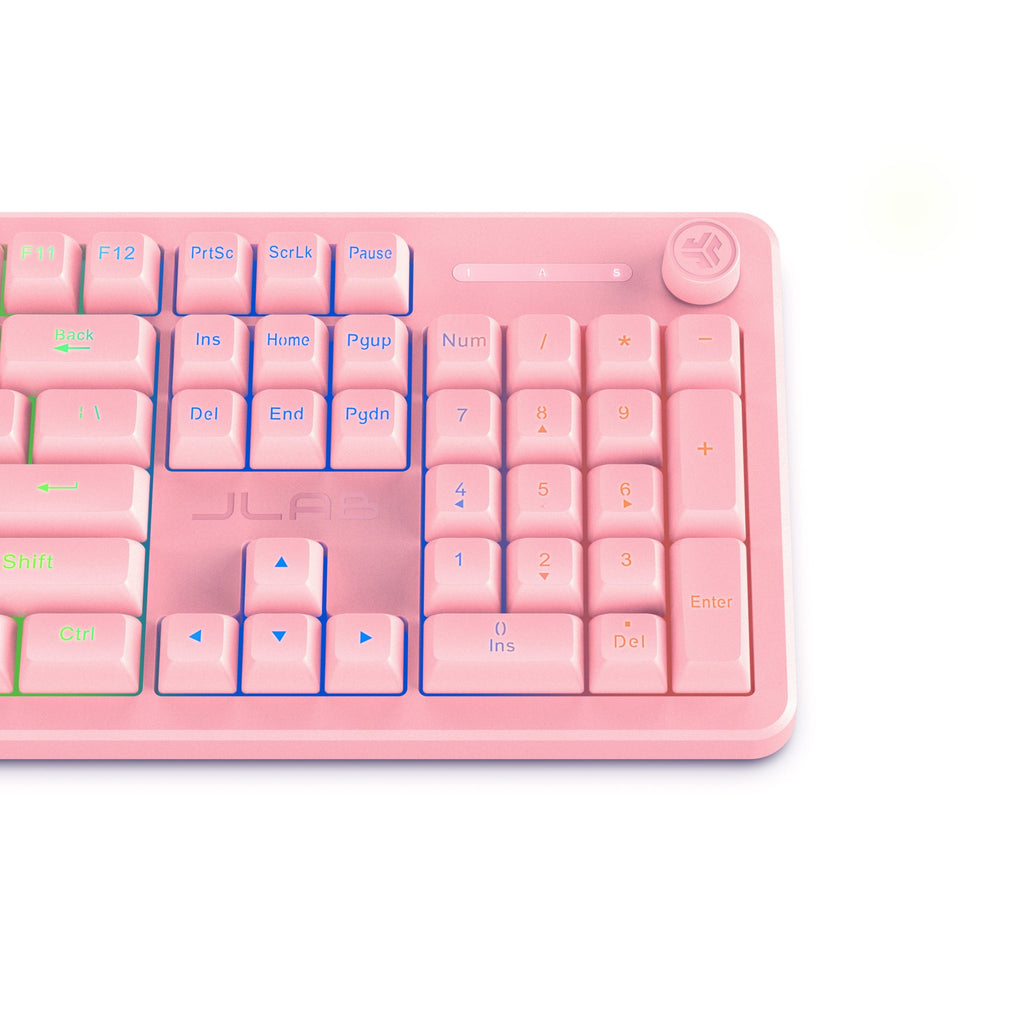 Nightfall Full-Size Wired Gaming Keyboard Pink
