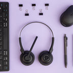 GO Work POP Wireless On-Ear Headset Black