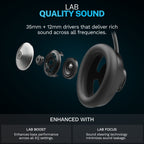 JBuds Open Headphone Open-Ear Wireless Headphones Black