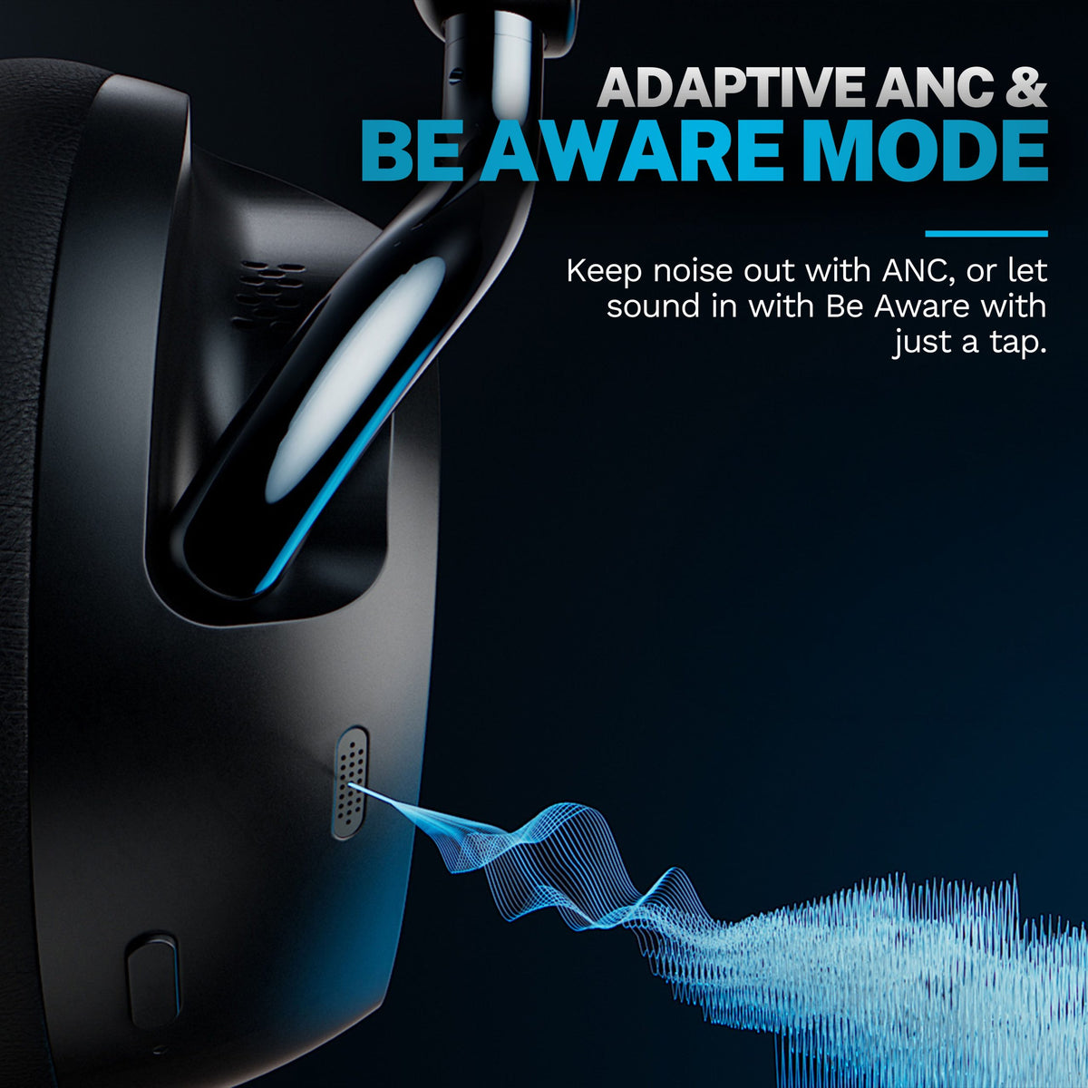 Epic Lux Lab Edition ANC Over-Ear Headphones Black