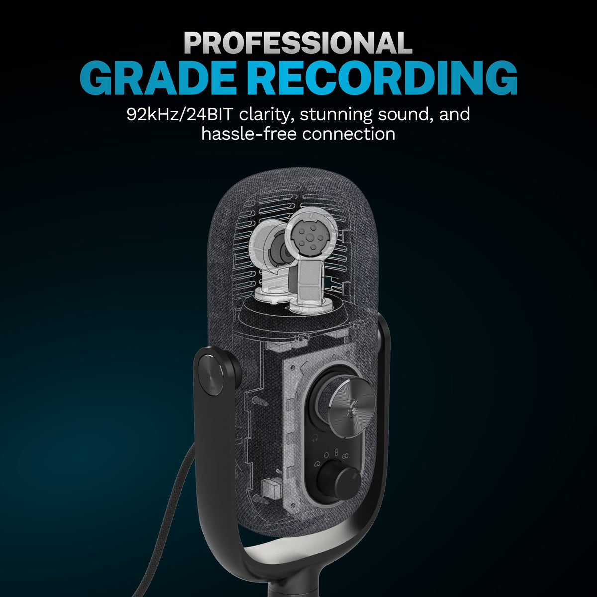 Epic Talk USB Microphone White