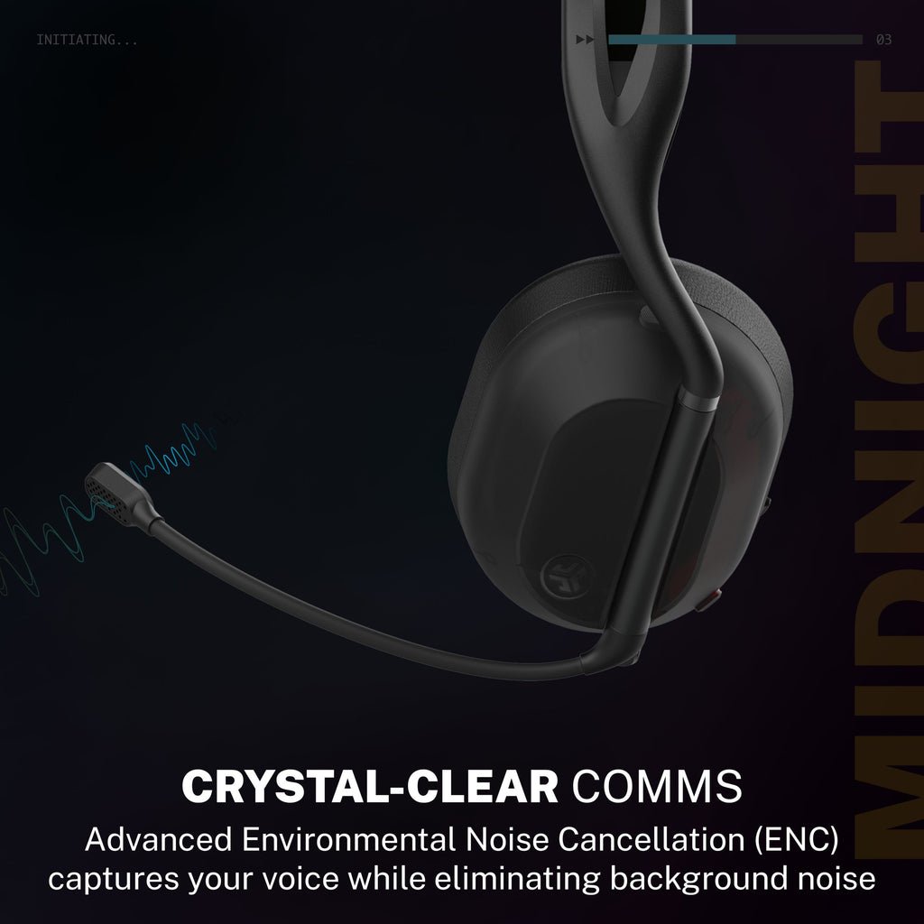 Midnight Wireless Gaming Headset Black