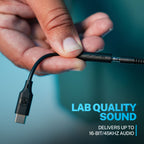 USB-C to 3.5 Adapter Black